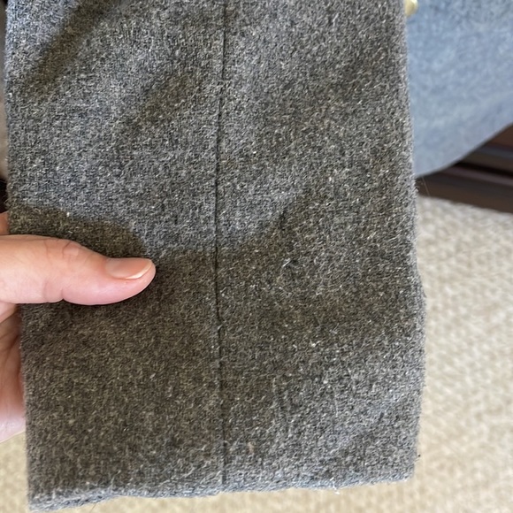 J. Crew Mercantile Grey Coat 6 good condition and very warm - Picture 4 of 6